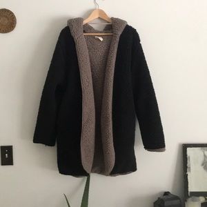 UO reversible teddy coat